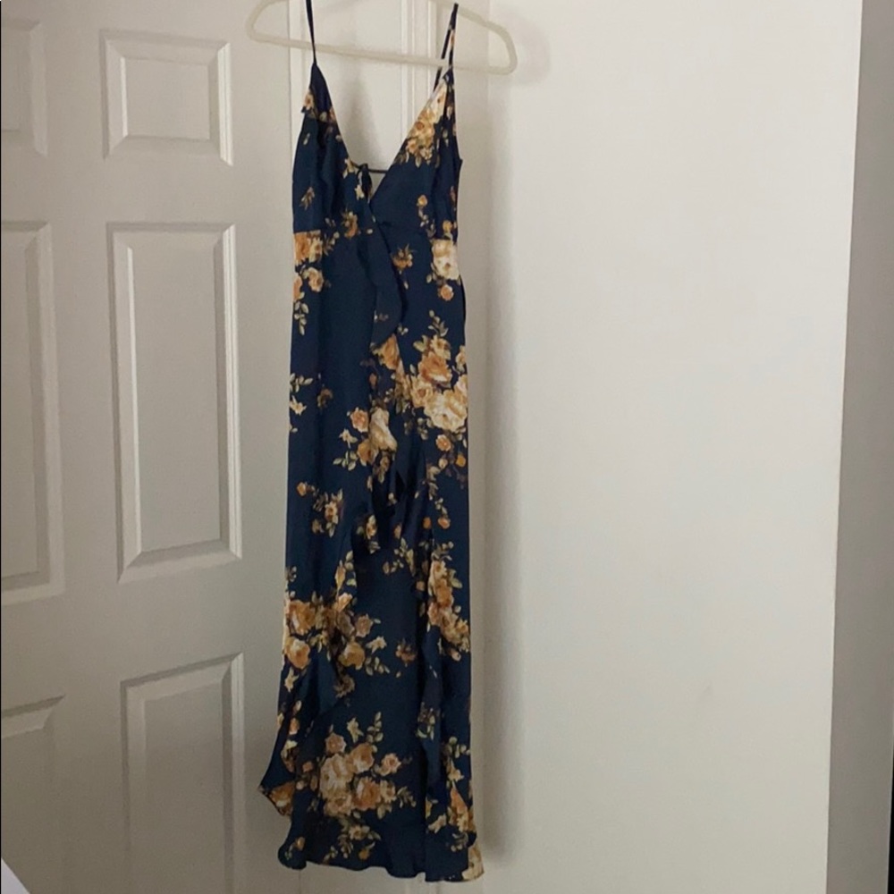 Vici dolls maxi with high cut front dress